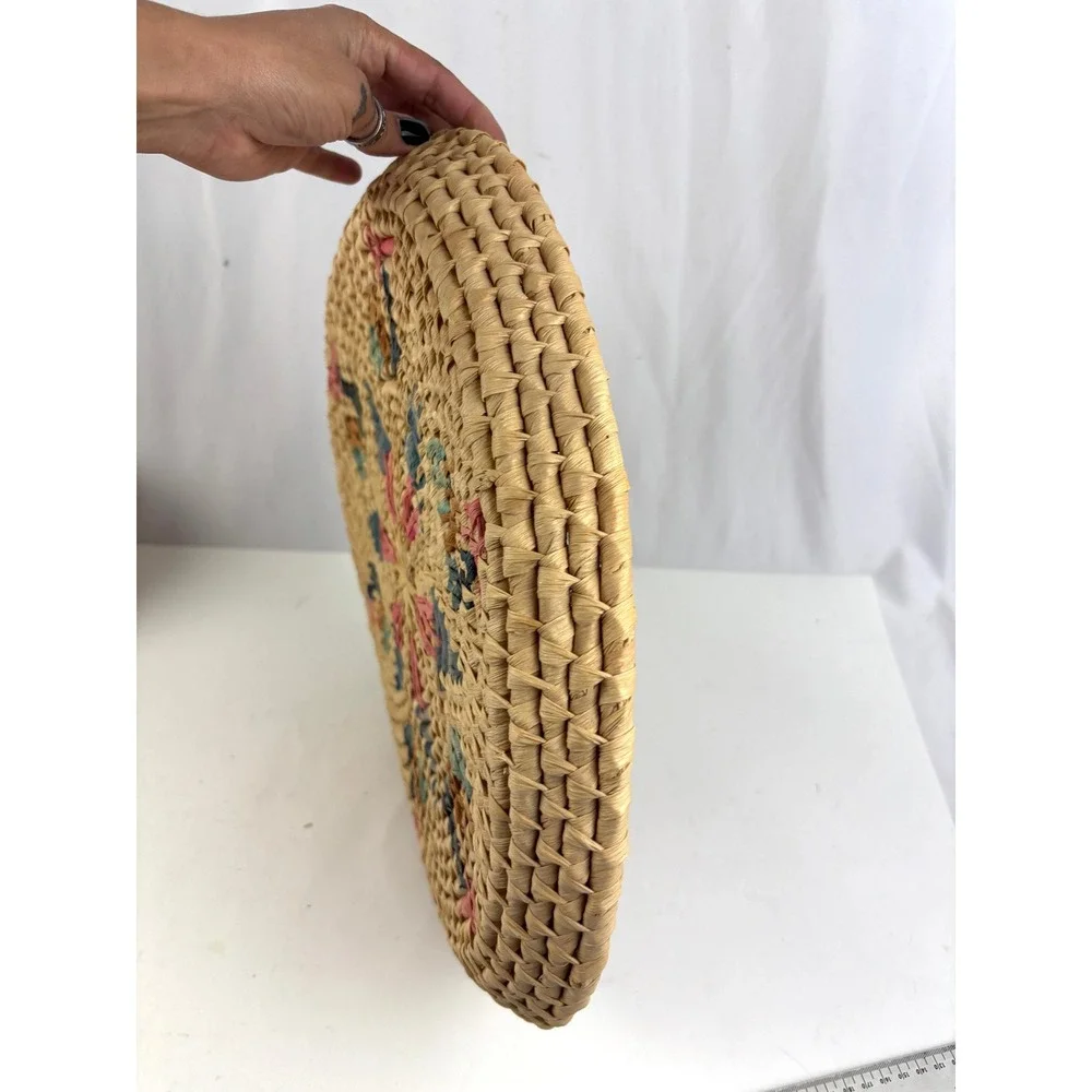 Vintage Southwestern Hand Woven Coil Basket Bowl‎ Native Style Wall Decor 16